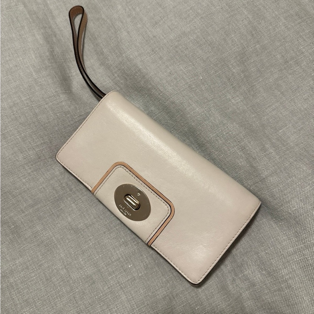 Kate spade leather wristlet